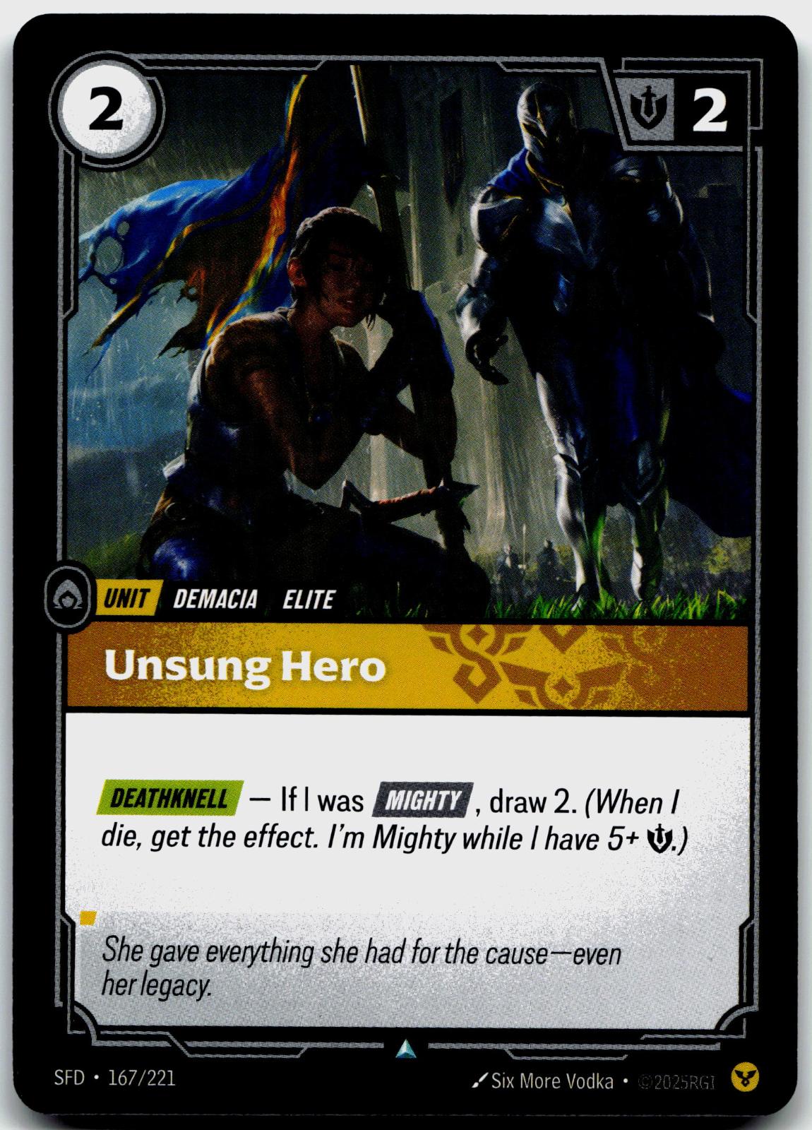 167/221 Unsung Hero Spiritforged