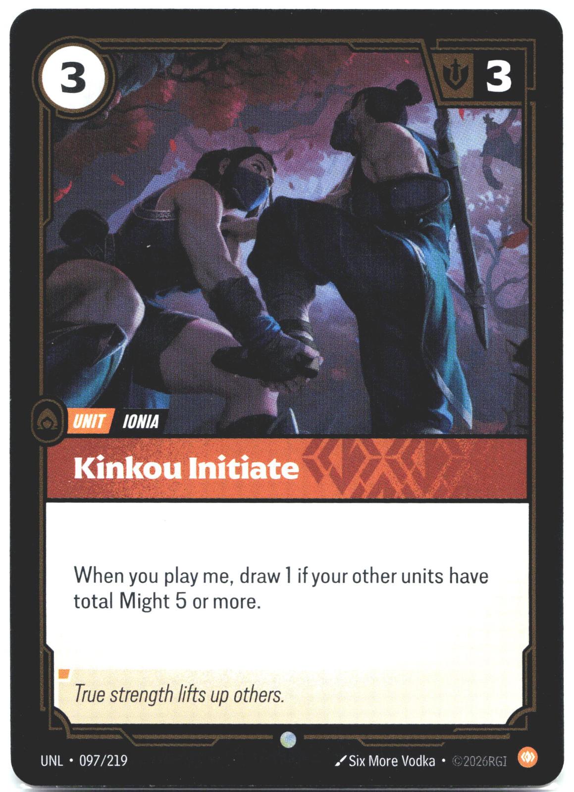 097/219 Kinkou Initiate Foil Unleashed