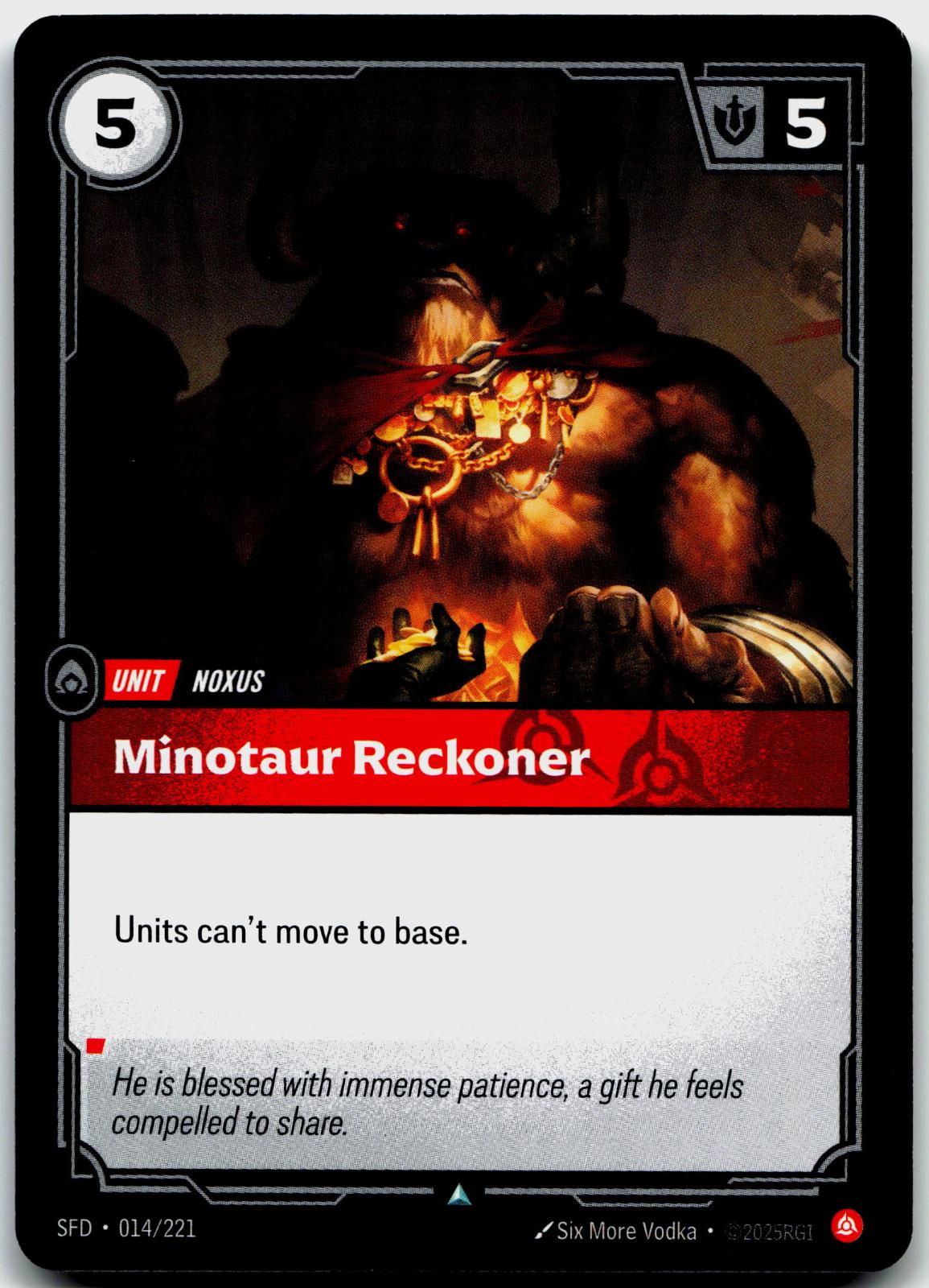 014/221 Minotaur Reckoner Spiritforged