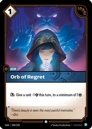 090/298 Orb of Regret Origins