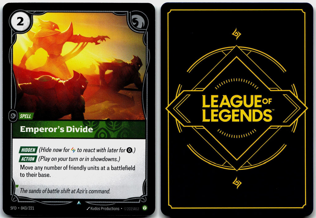 043/221 Emperor's Divide Spiritforged