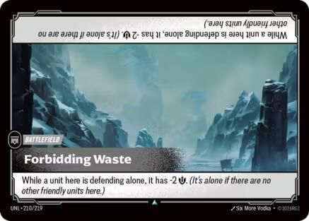 210/219 Forbidding Waste Unleashed