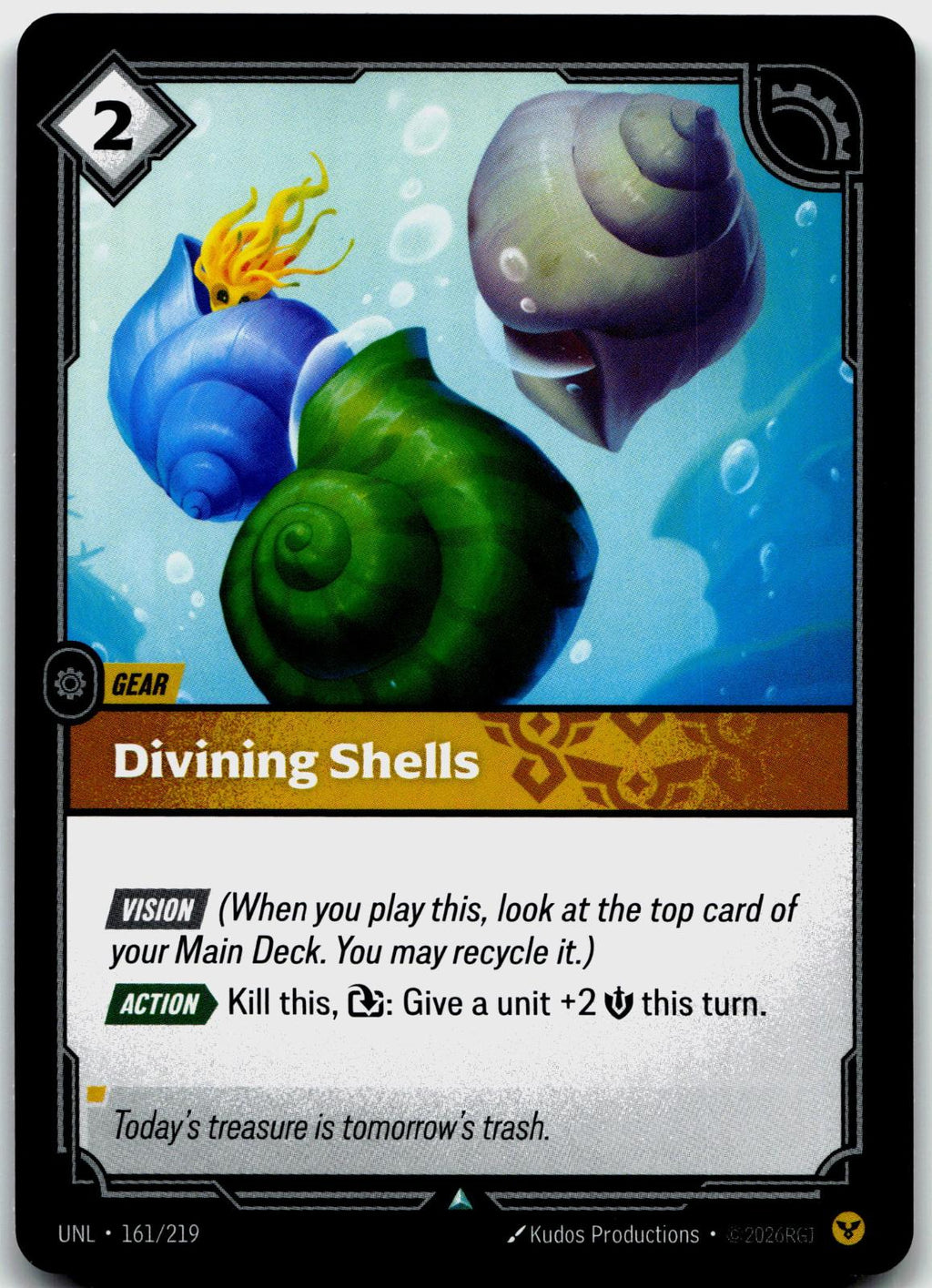 161/219 Divining Shells Unleashed