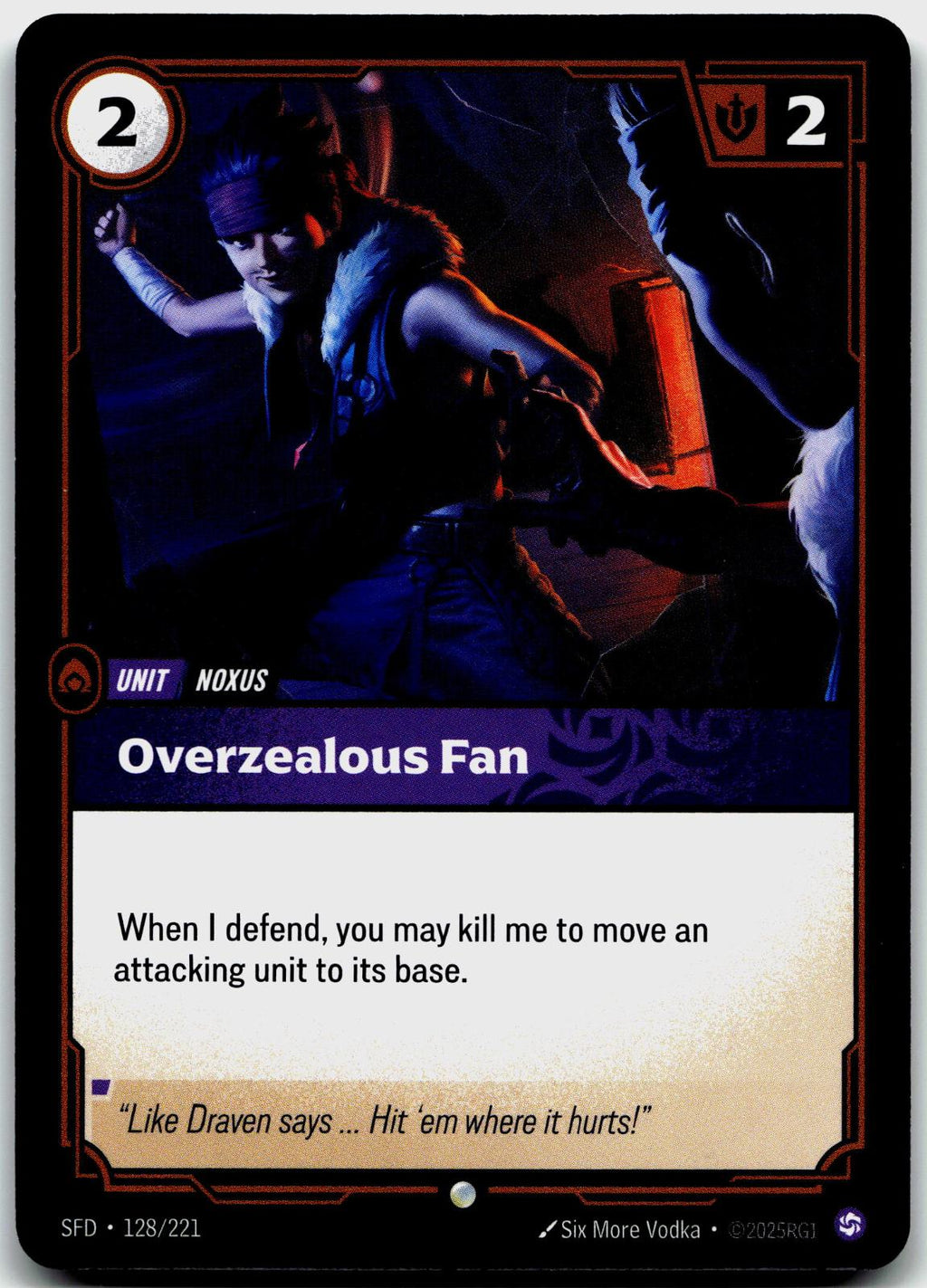 128/221 Overzealous Fan Spiritforged