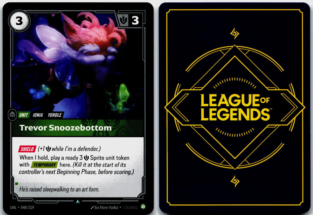048/219 Trevor Snoozebottom Unleashed