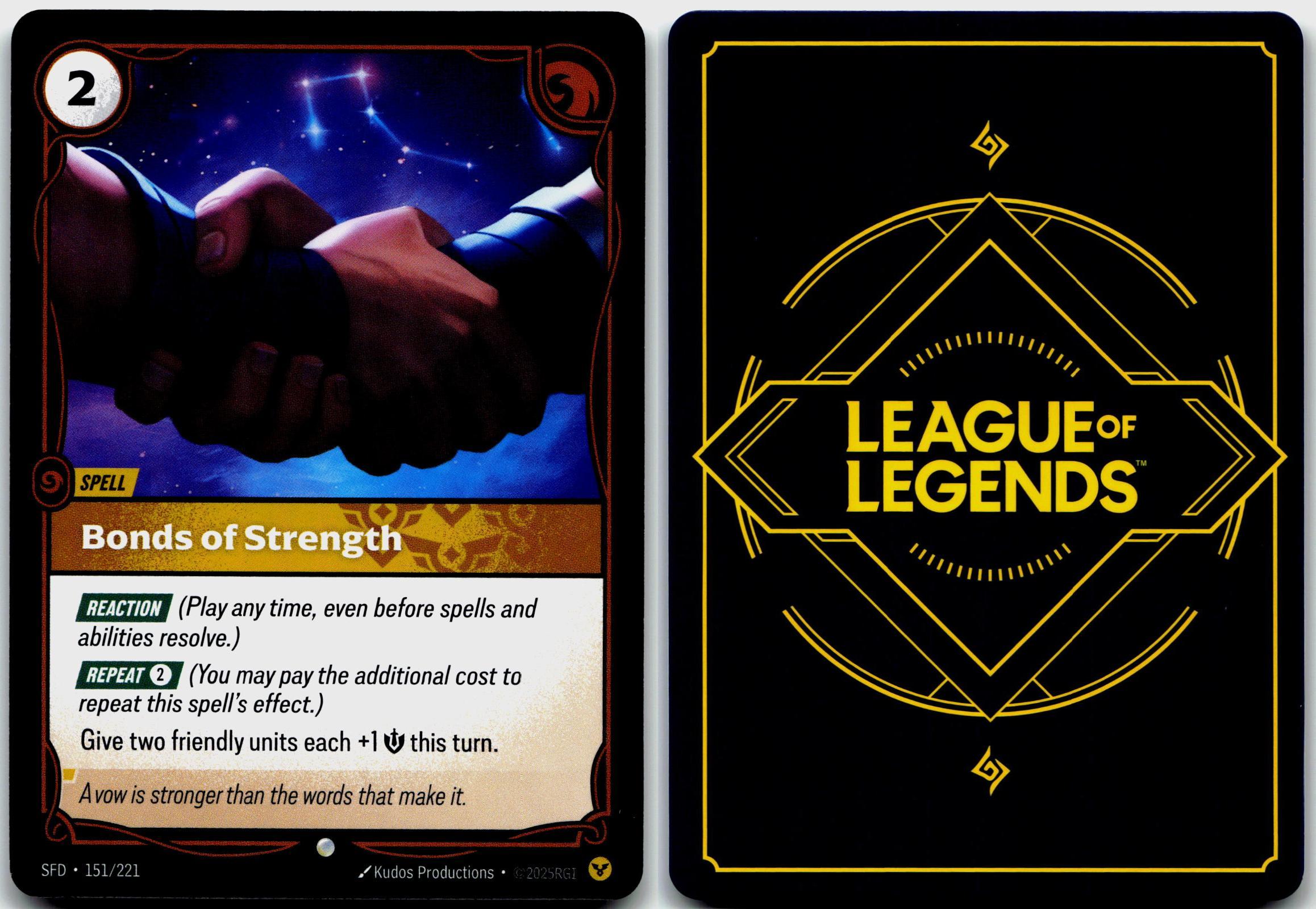 151/221 Bonds of Strength Spiritforged
