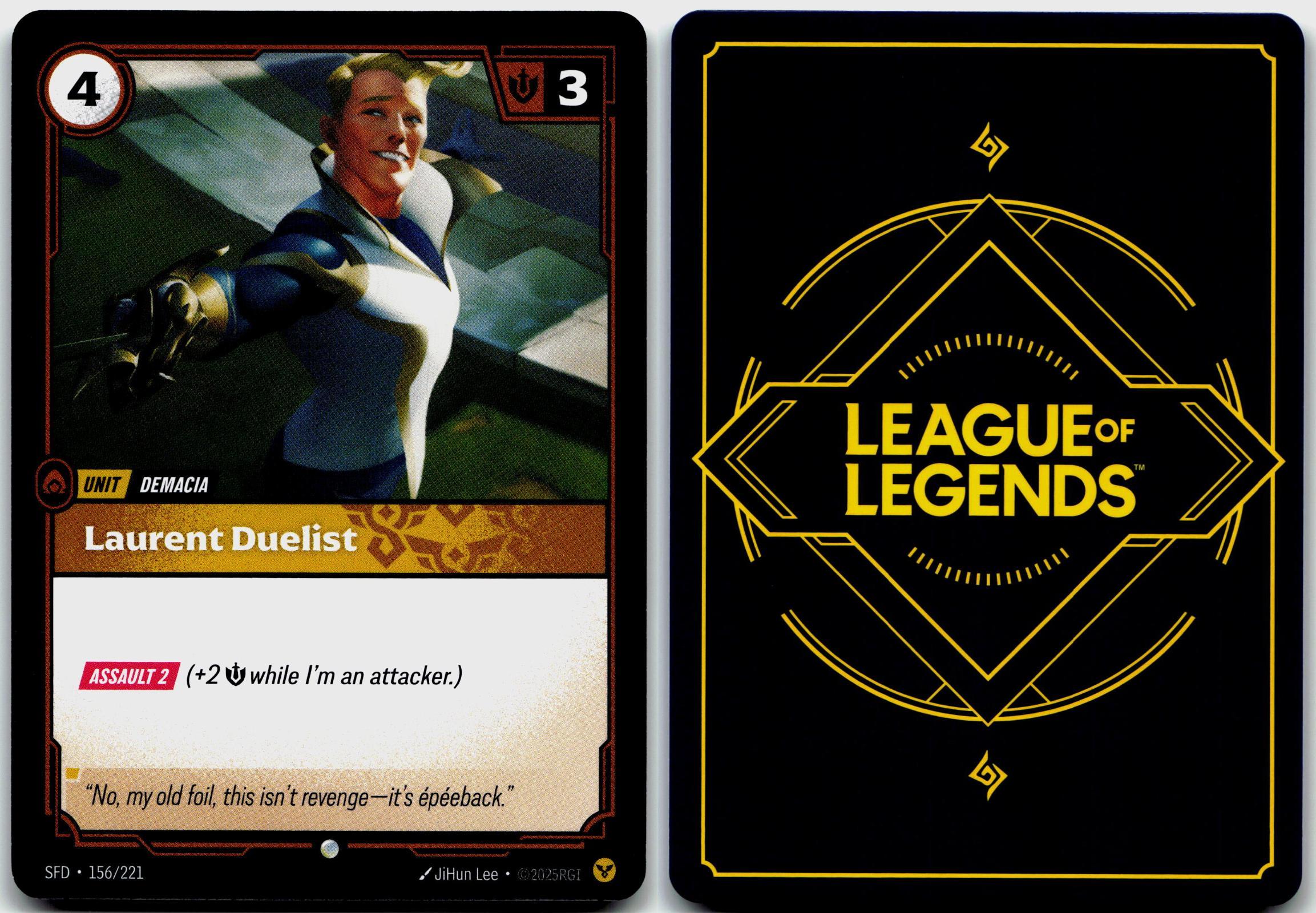 156/221 Laurent Duelist Spiritforged