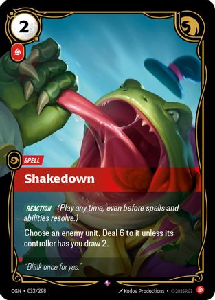 033/298 Shakedown Foil Origins