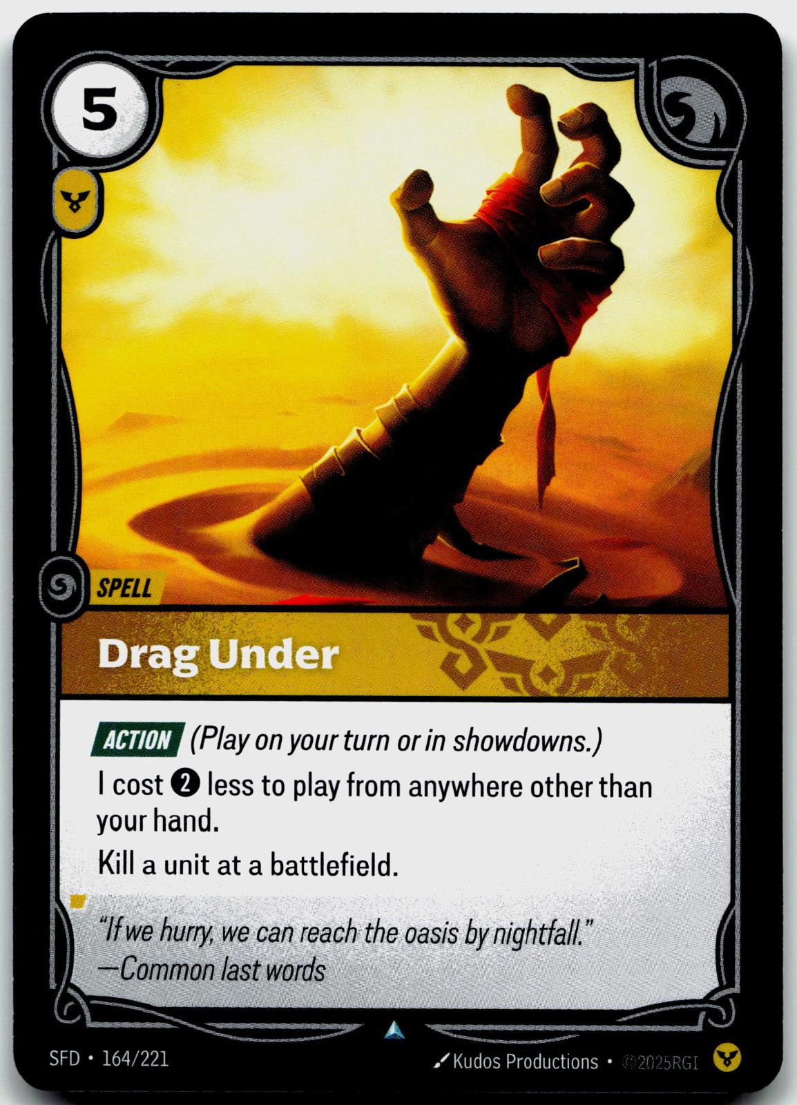 164/221 Drag Under Spiritforged