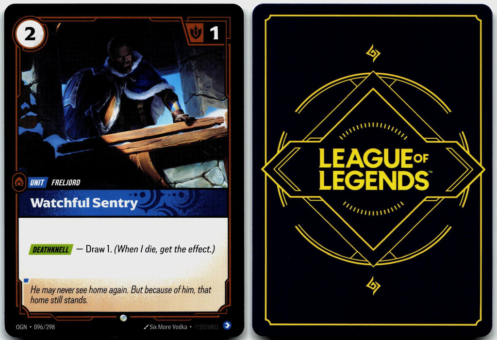 096/298 Watchful Sentry Origins