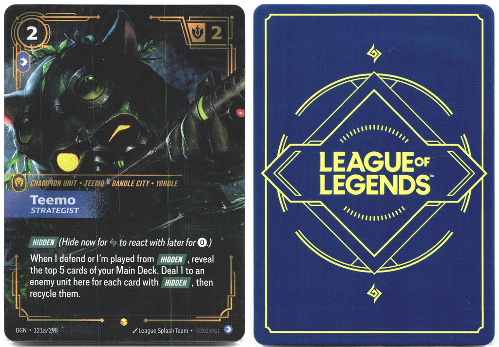 121A/298 Teemo - Strategist (Alternate Art) Foil Origins