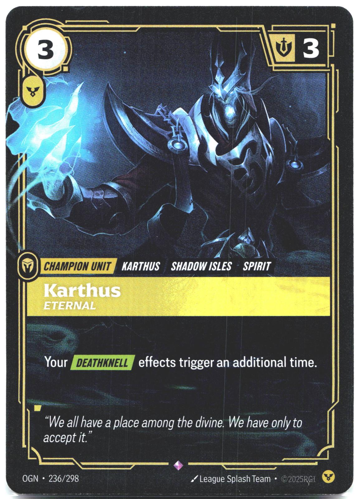 236/298 Karthus - Eternal Foil Origins