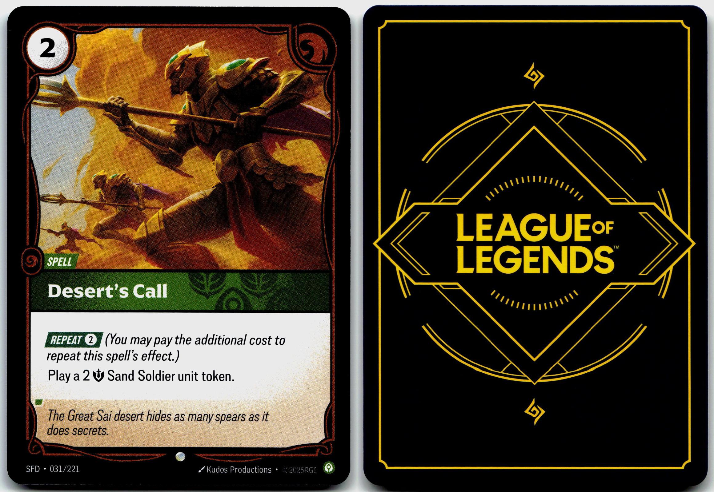 031/221 Desert's Call Spiritforged