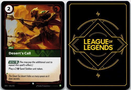 031/221 Desert's Call Spiritforged