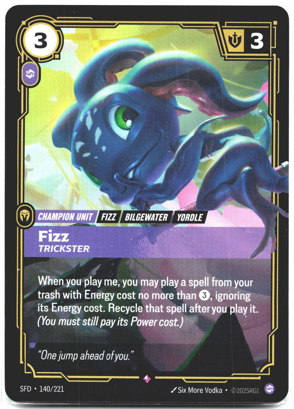 140/221 Fizz - Trickster Foil Spiritforged