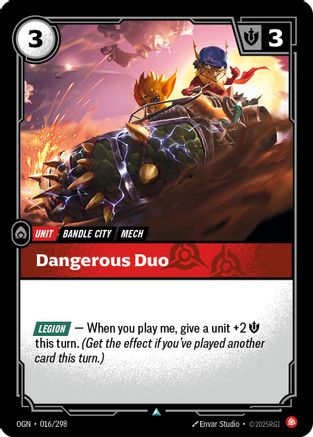 016/298 Dangerous Duo Origins