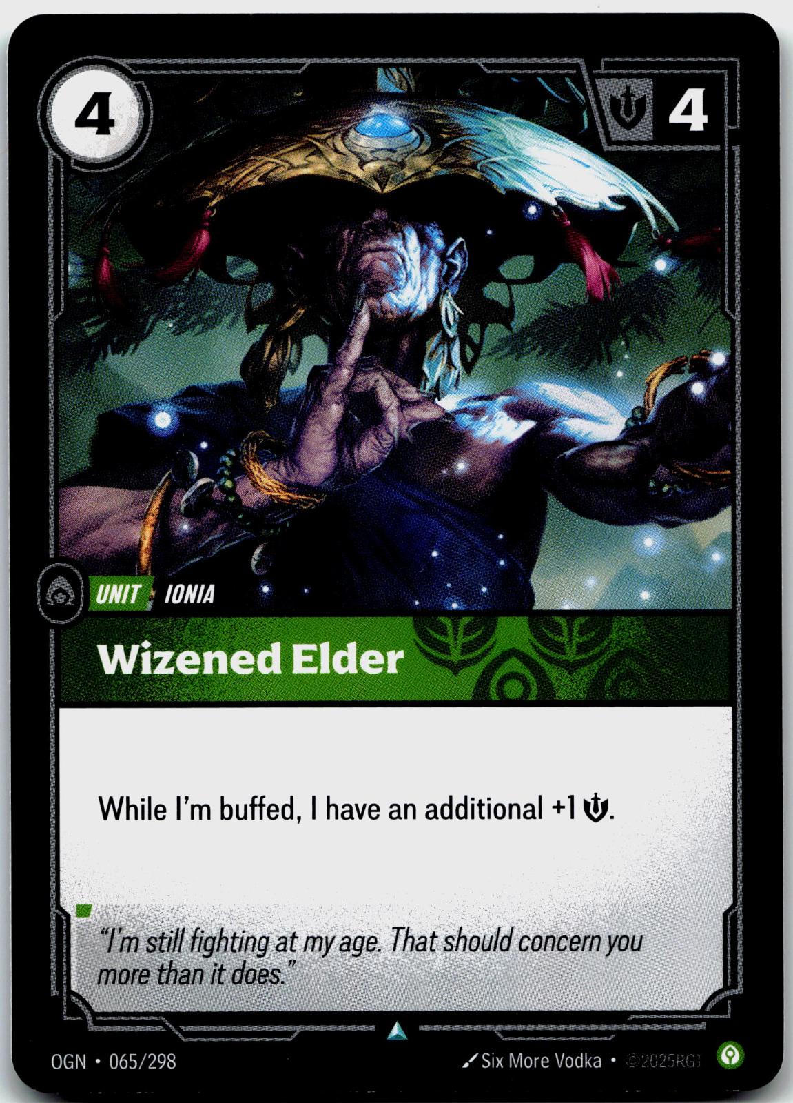 065/298 Wizened Elder Origins