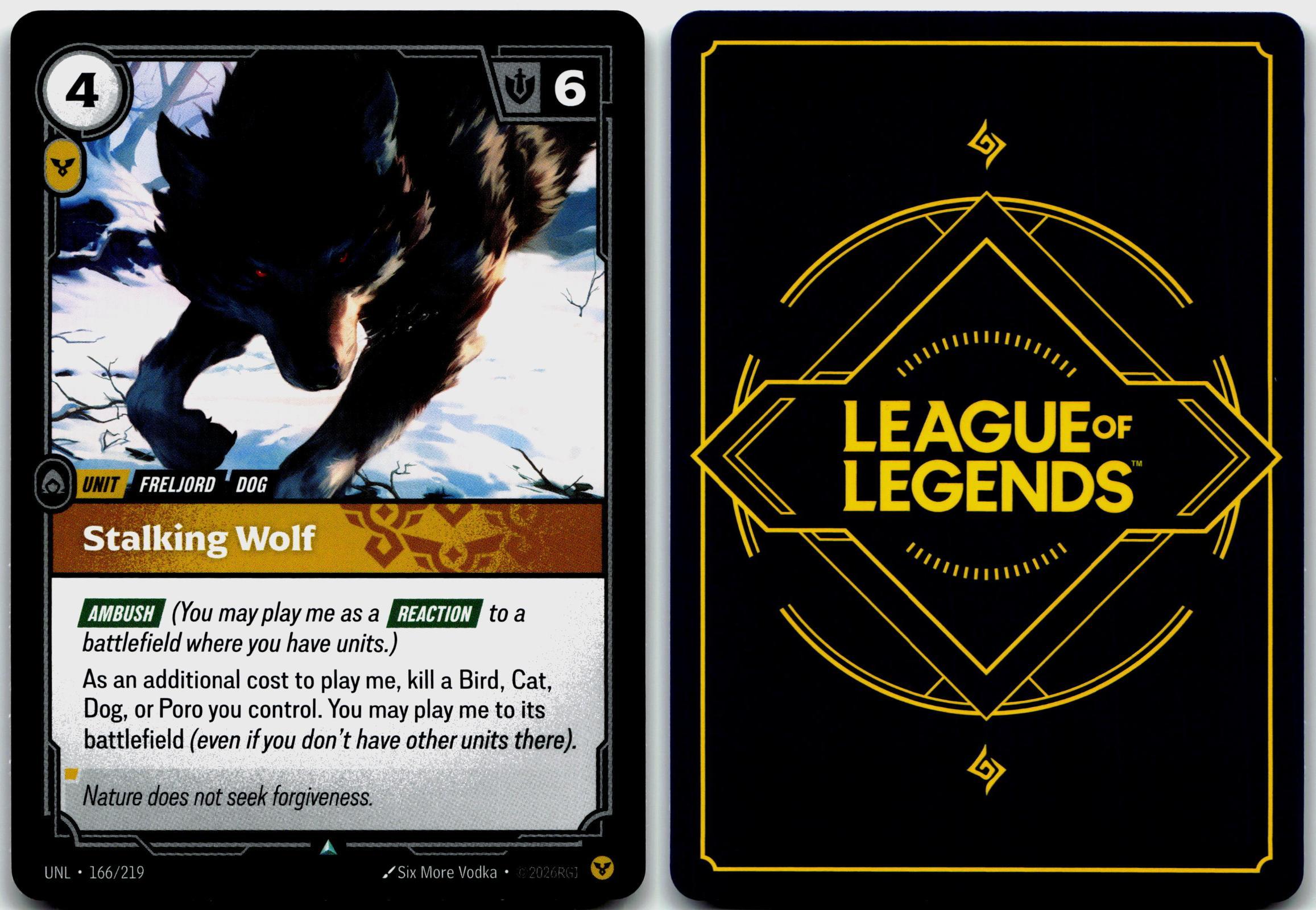 166/219 Stalking Wolf Unleashed