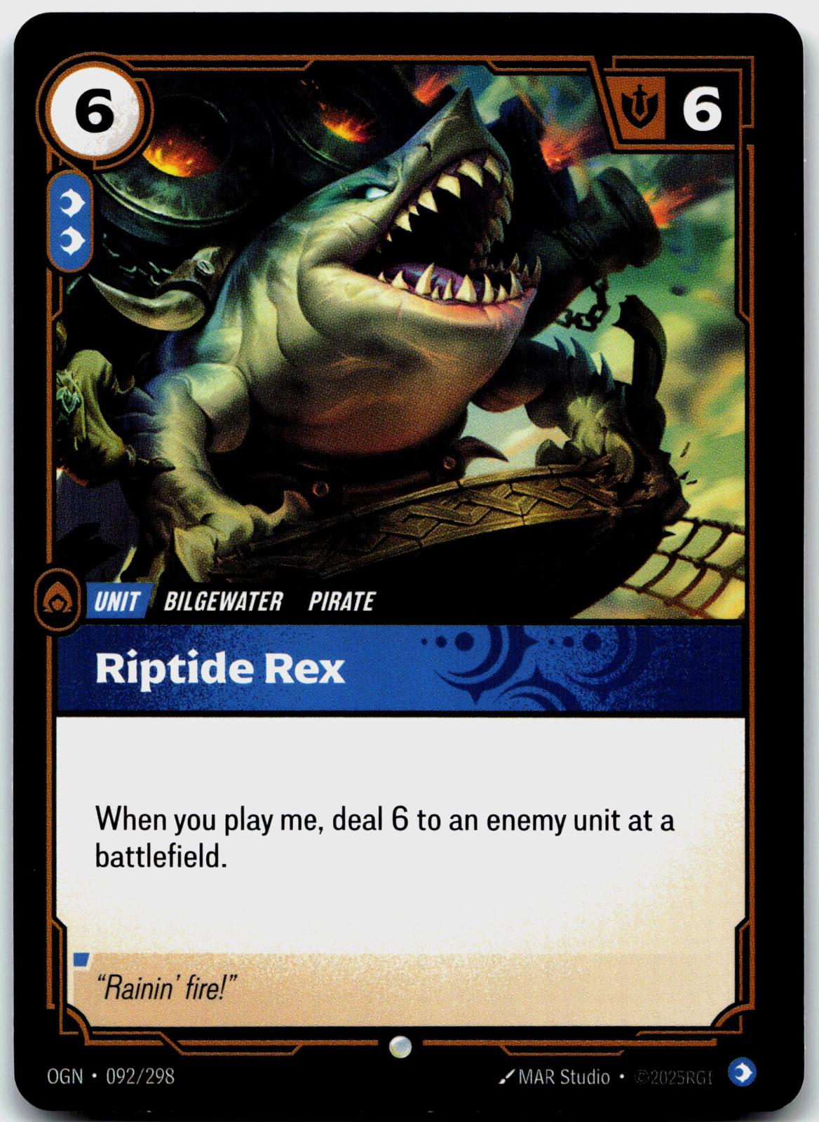 092/298 Riptide Rex Origins