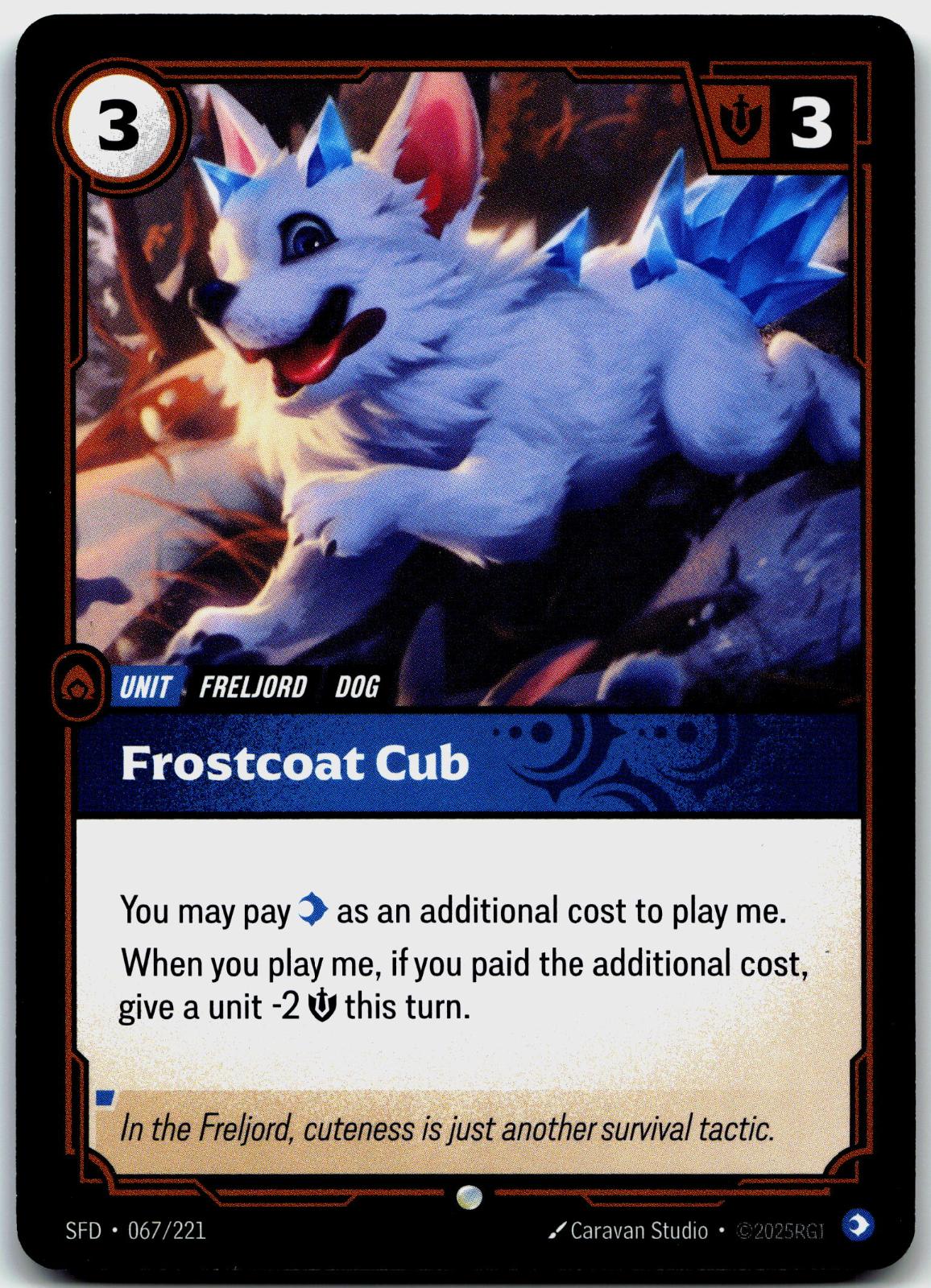 067/221 Frostcoat Cub Spiritforged