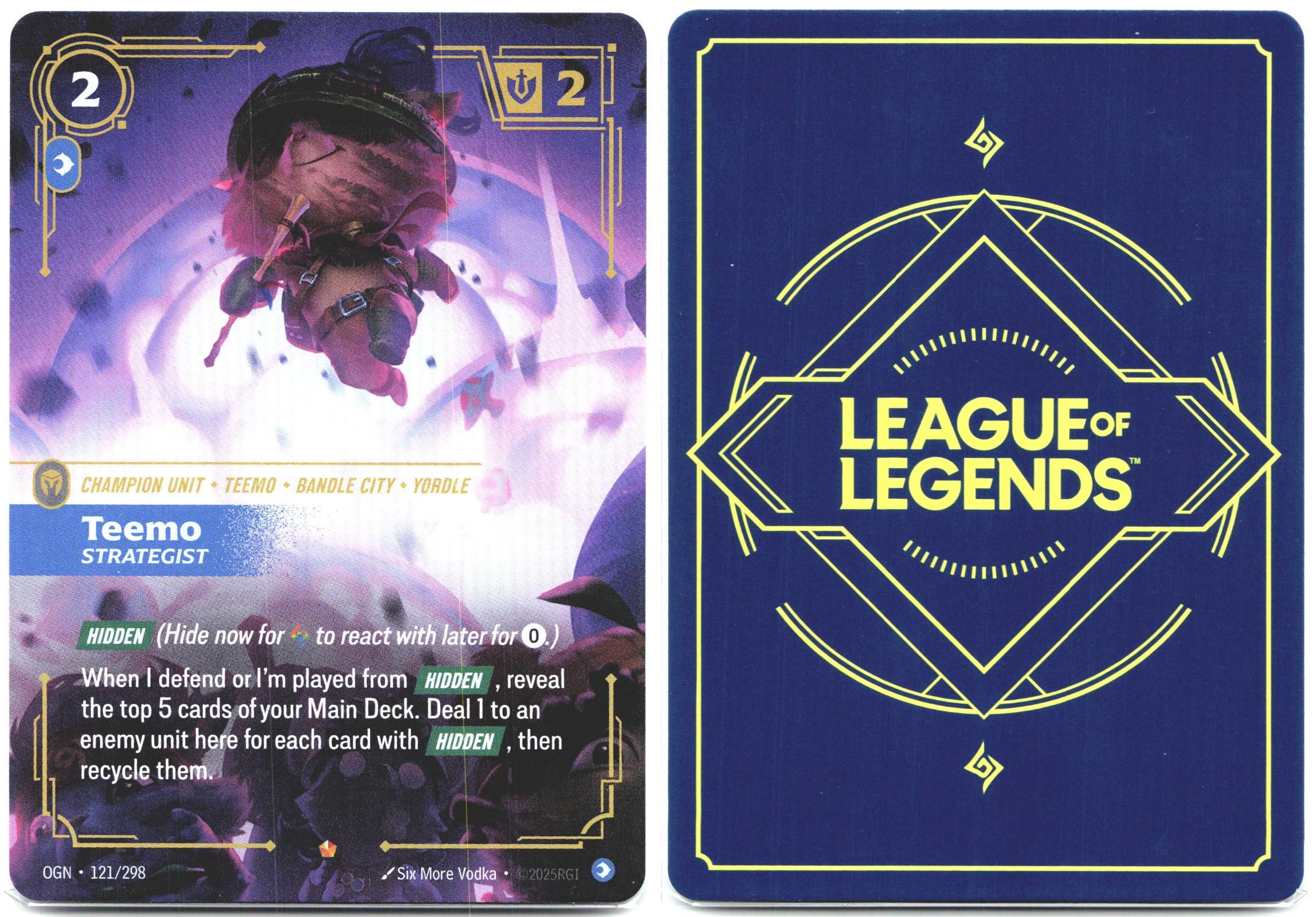 121/298 Teemo - Strategist Foil Origins