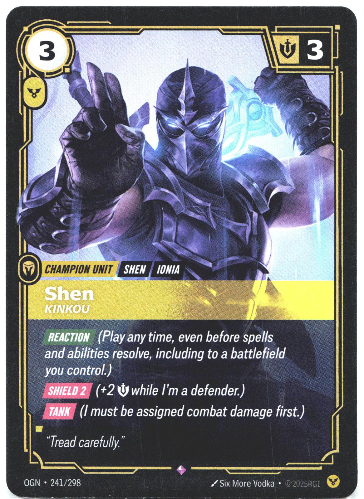 241/298 Shen - Kinkou Foil Origins