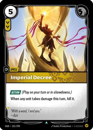 221/298 Imperial Decree Origins