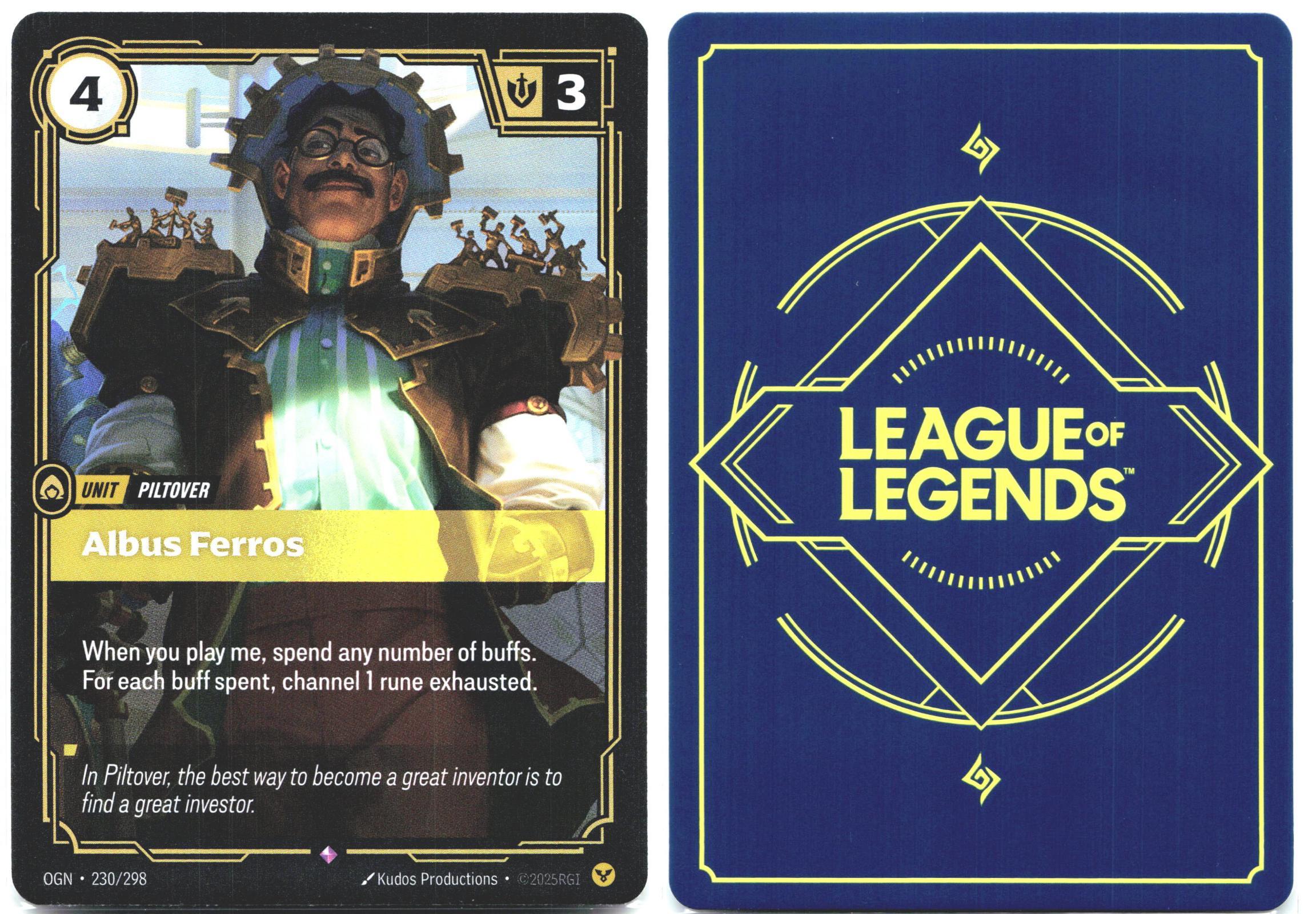 230/298 Albus Ferros Foil Origins