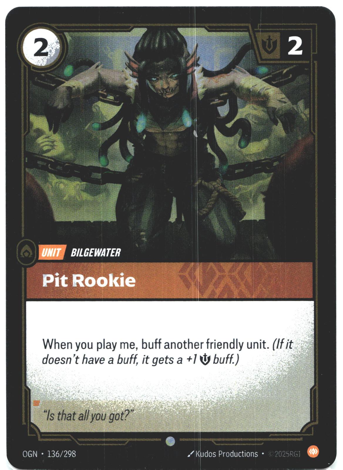 136/298 Pit Rookie Foil Origins