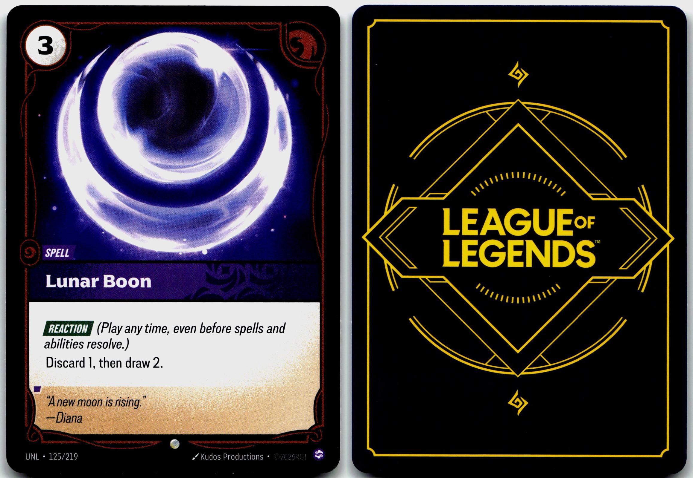 125/219 Lunar Boon Unleashed