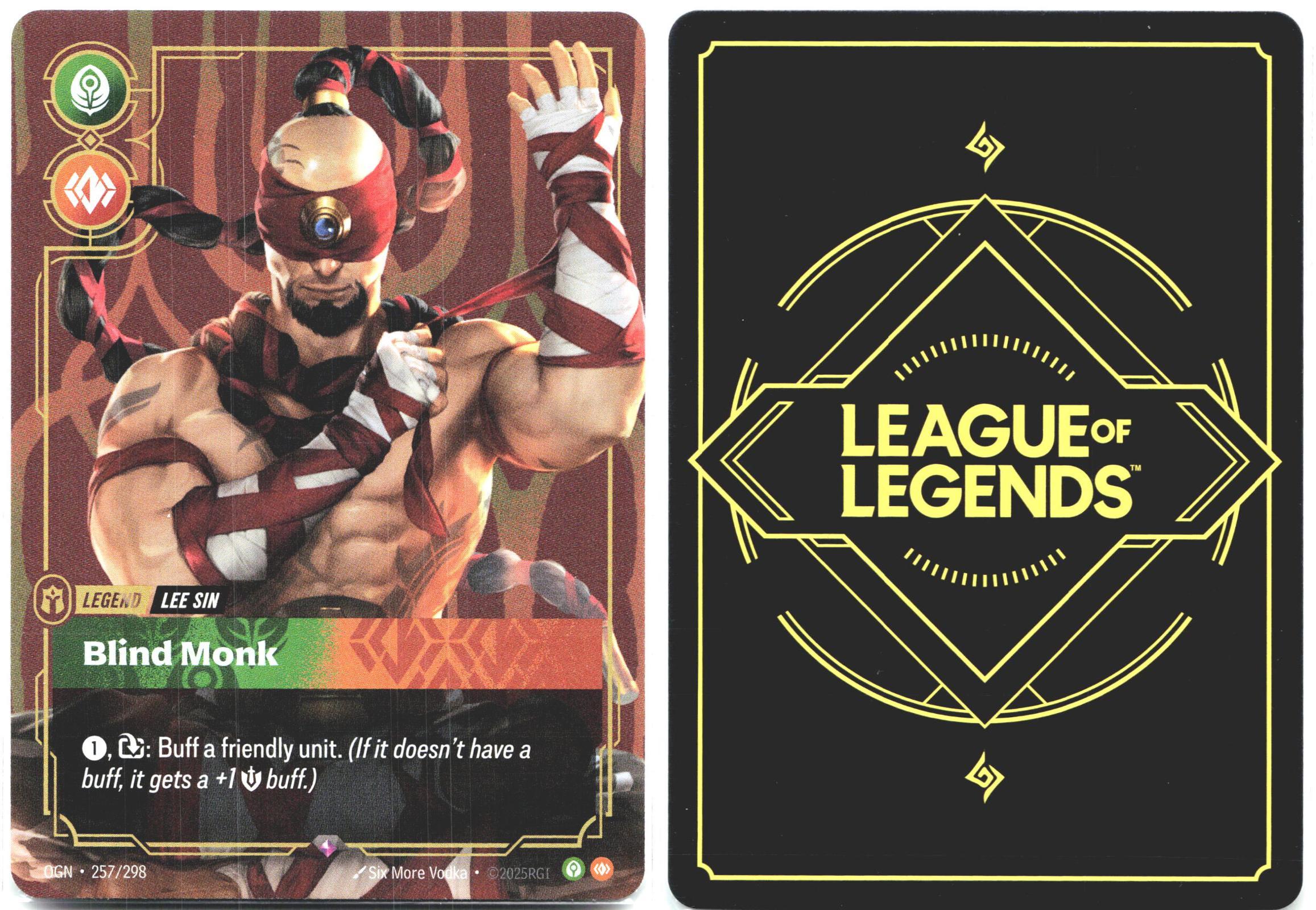 257/298 Lee Sin - Blind Monk Foil Origins