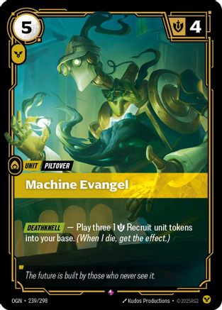 239/298 Machine Evangel Foil Origins