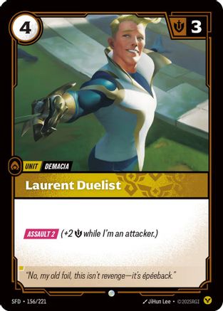 156/221 Laurent Duelist Spiritforged