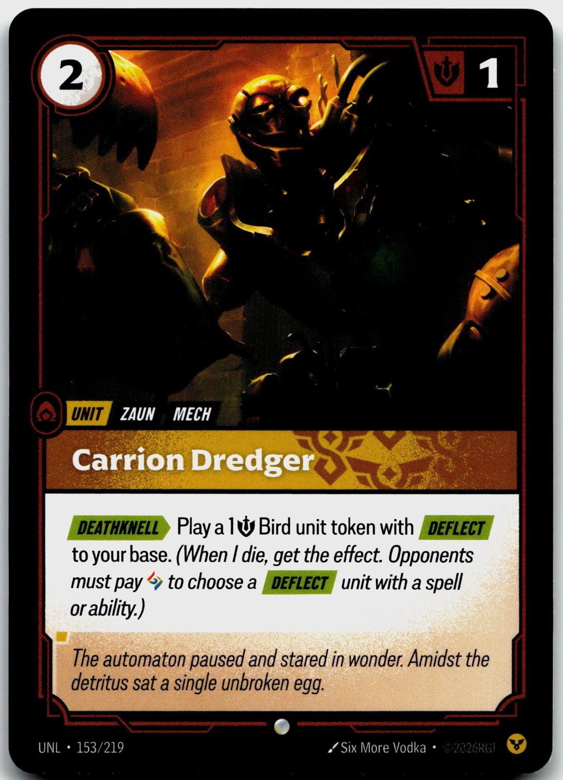 153/219 Carrion Dredger Unleashed