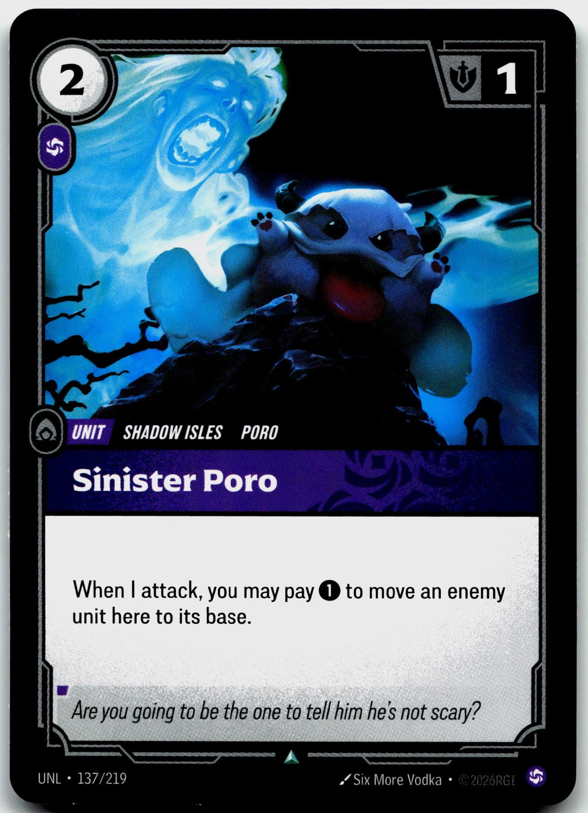 137/219 Sinister Poro Unleashed