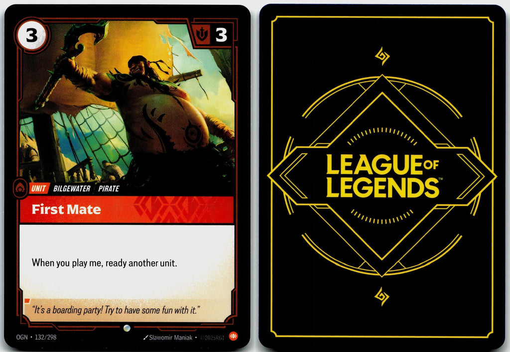 132/298 First Mate Origins