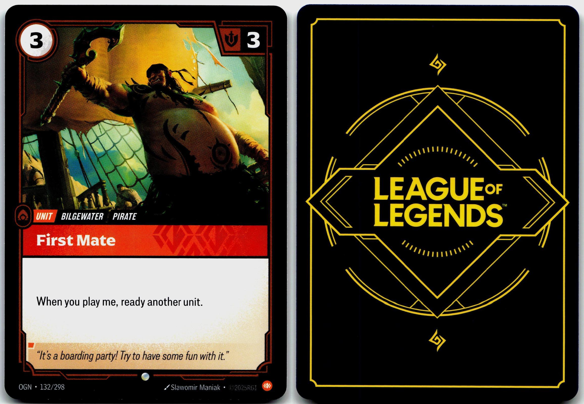 132/298 First Mate Origins