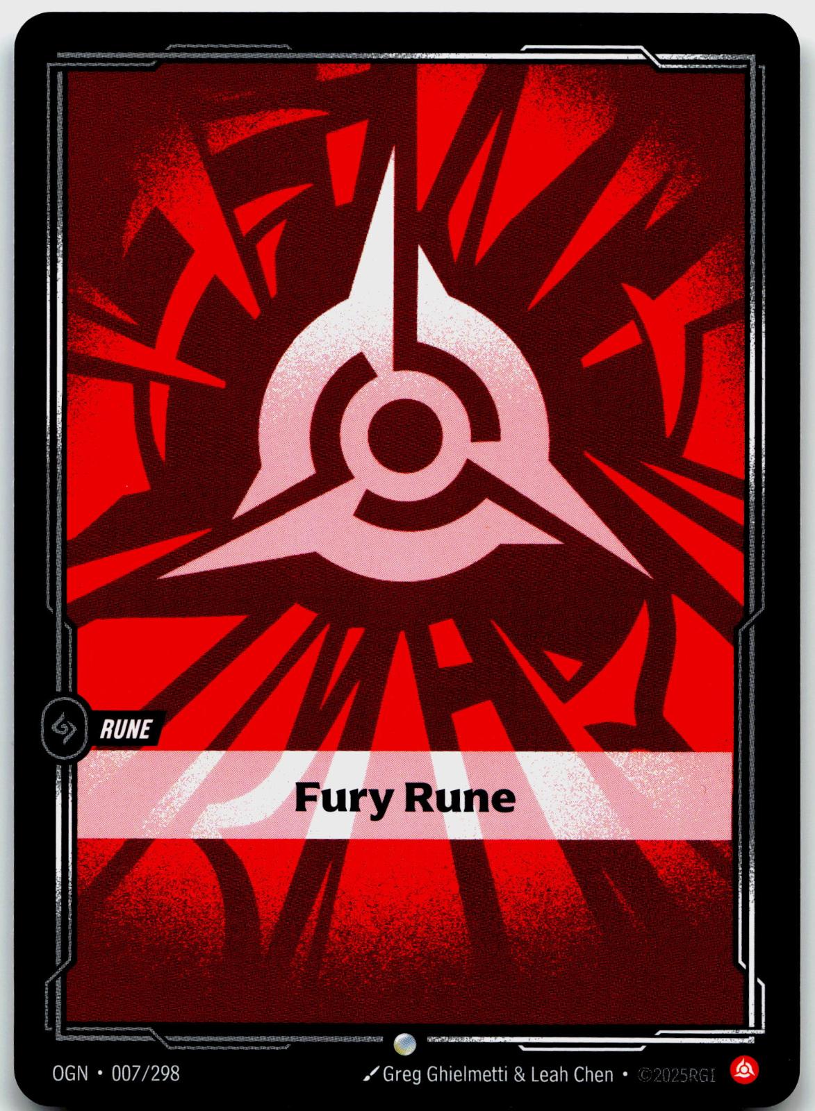 007/298 Fury Rune Origins