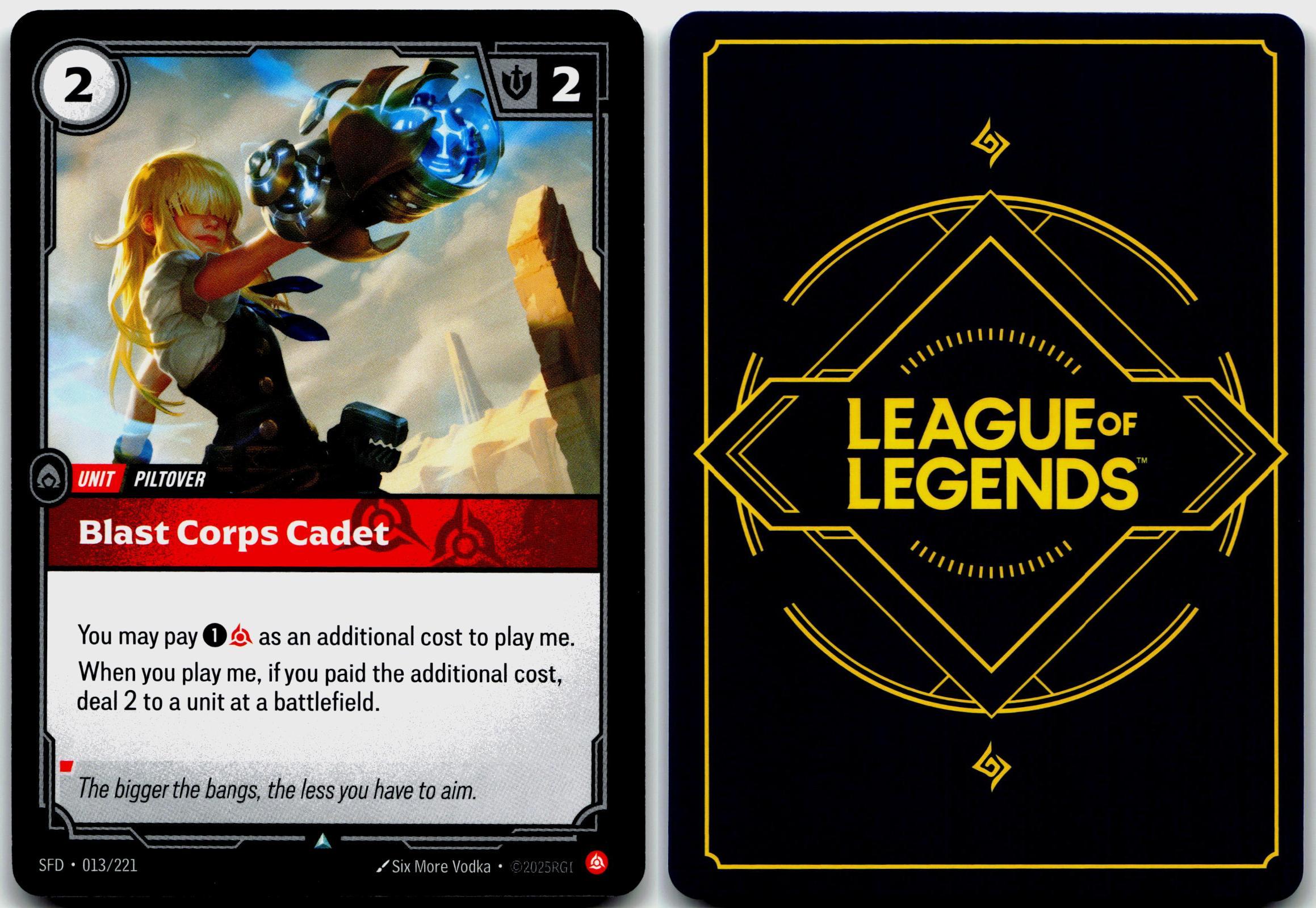 013/221 Blast Corps Cadet Spiritforged