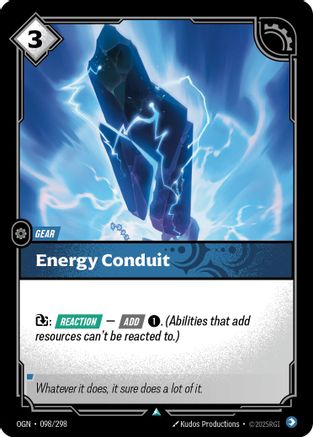 098/298 Energy Conduit Origins