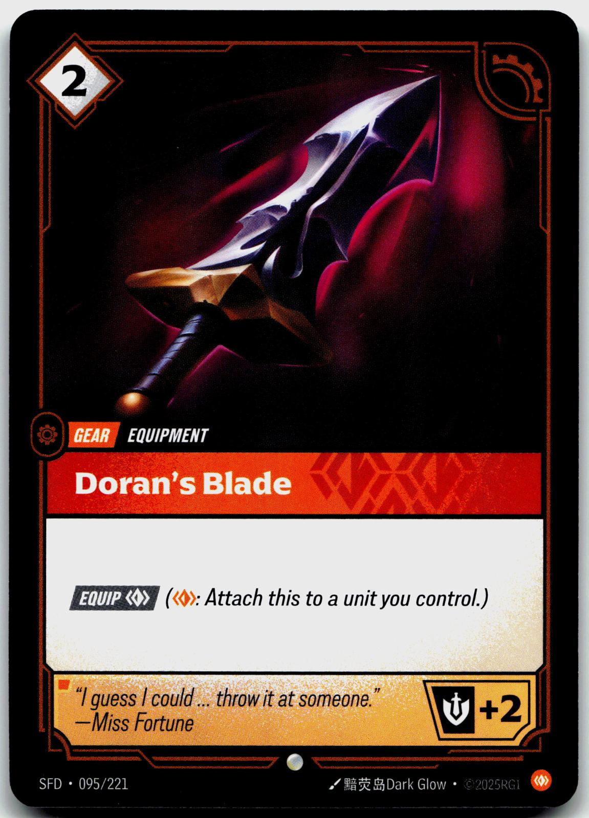 095/221 Doran's Blade Spiritforged