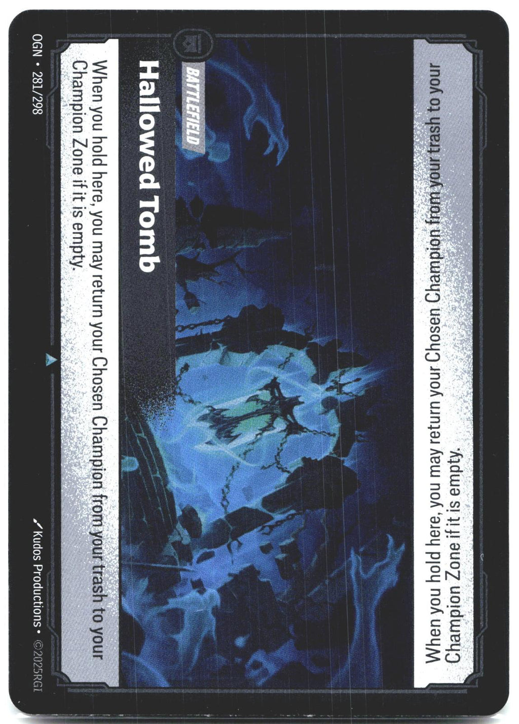 281/298 Hallowed Tomb Foil Origins