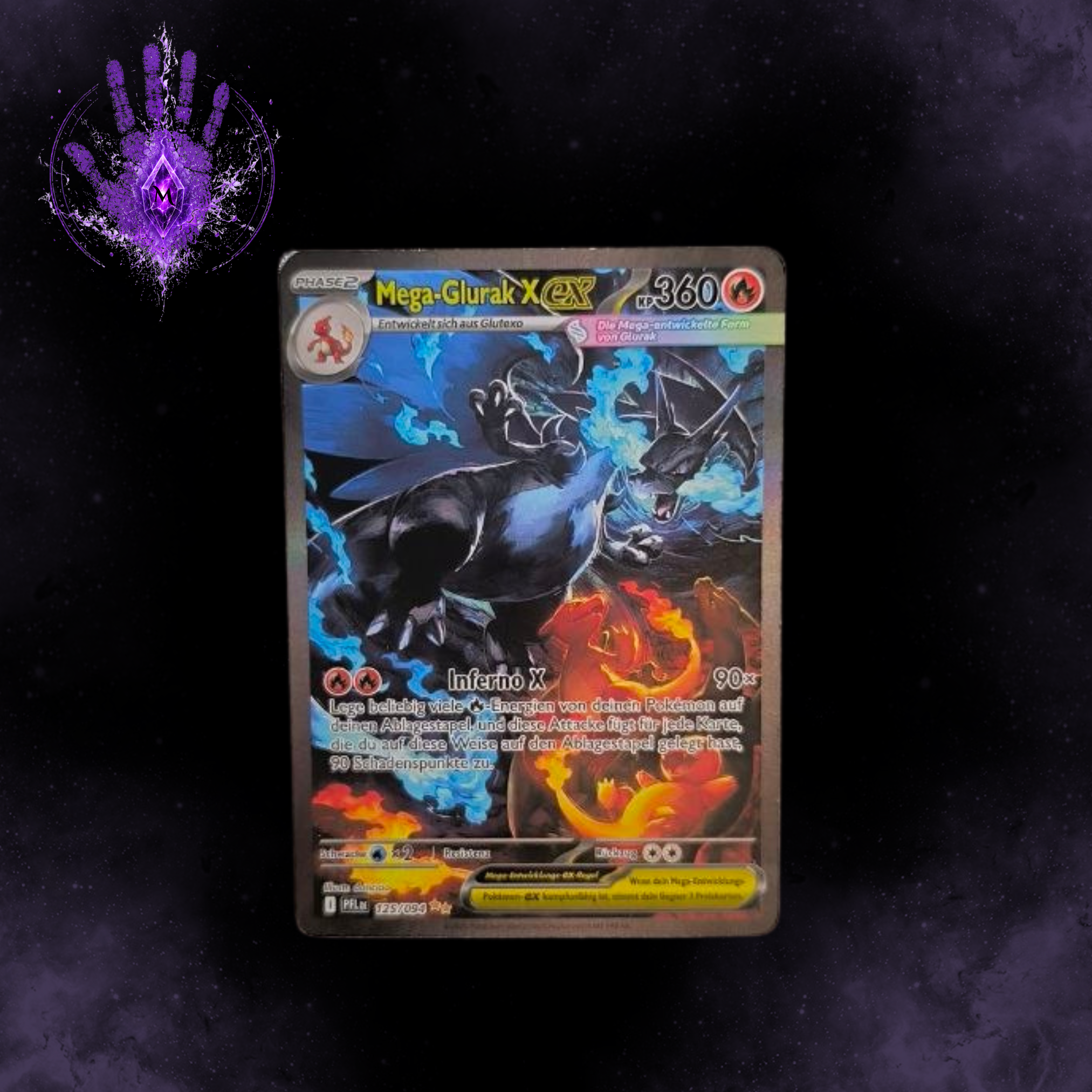 Mega Glurak ex – Phantasmal Flames (Good)