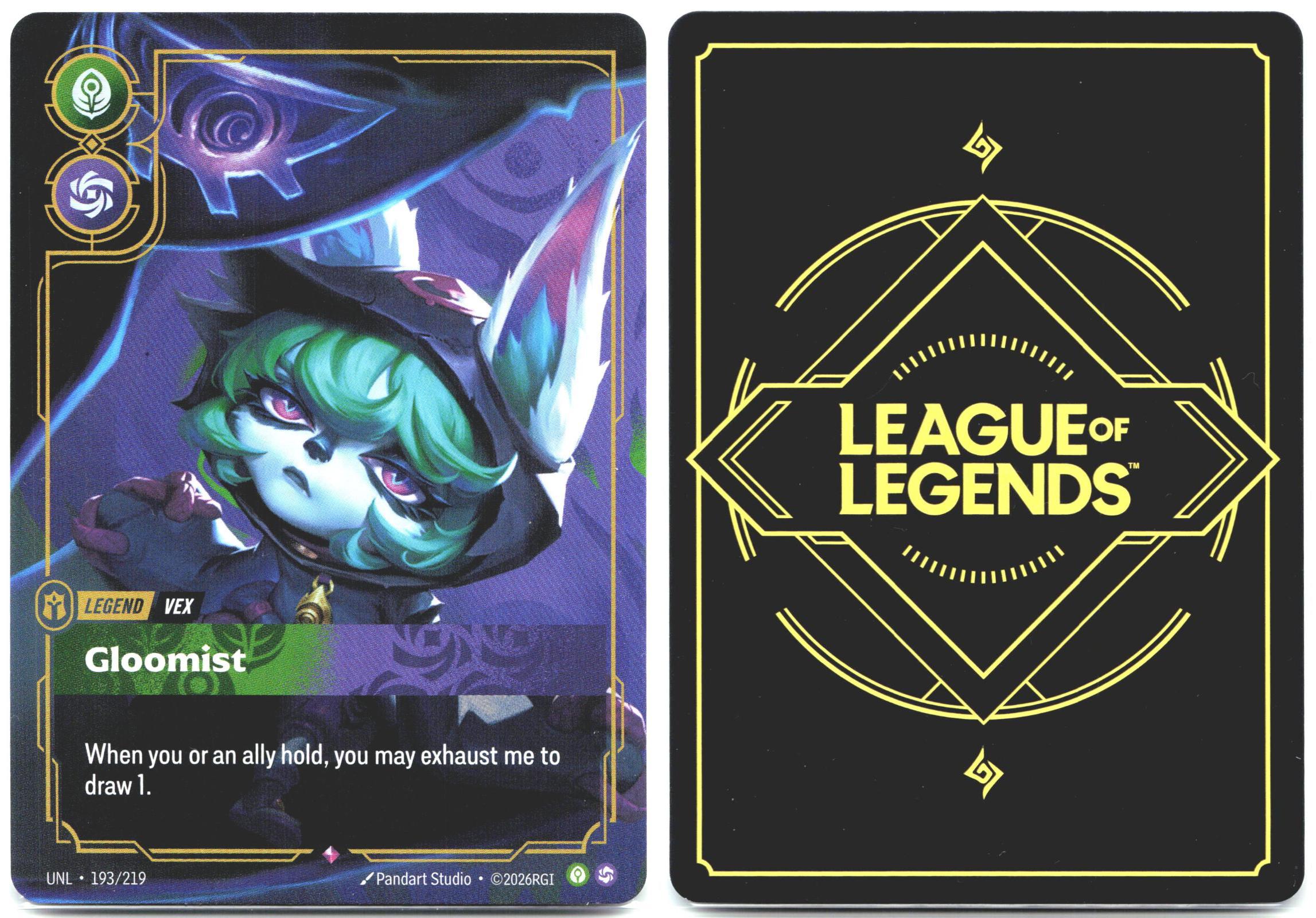 193/219 Vex - Gloomist Foil Unleashed