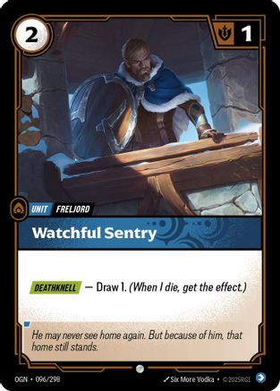 096/298 Watchful Sentry Origins