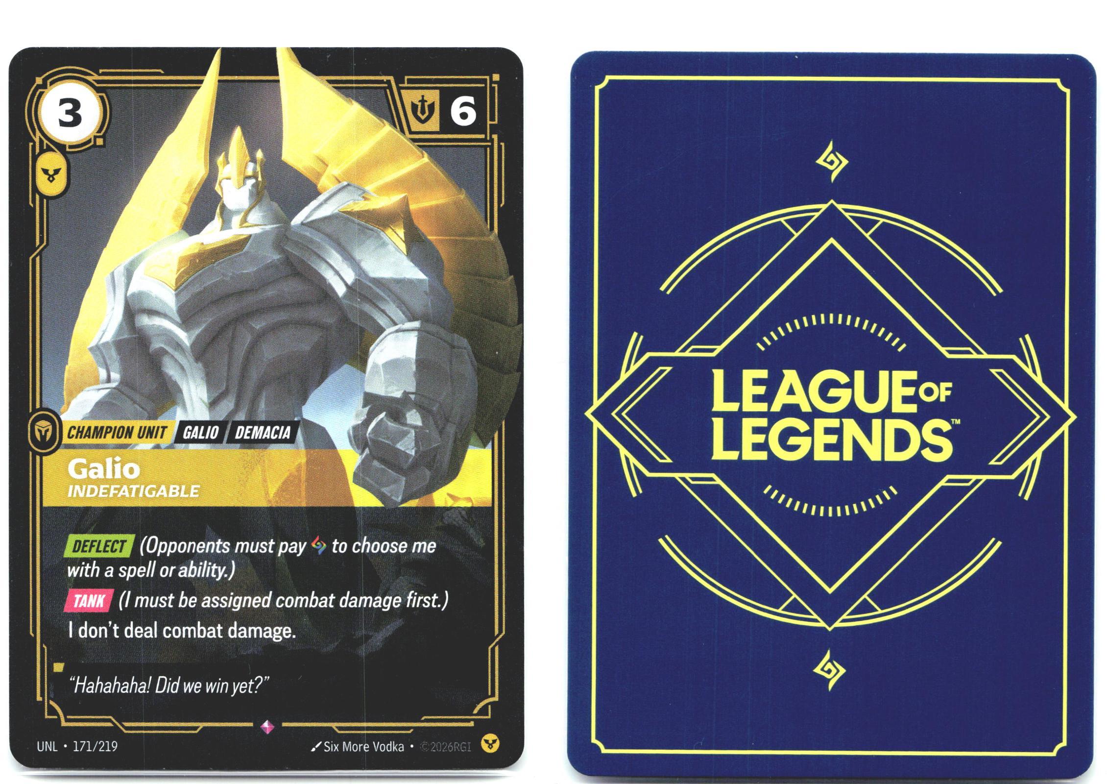 171/219 Galio - Indefatigable Foil Unleashed