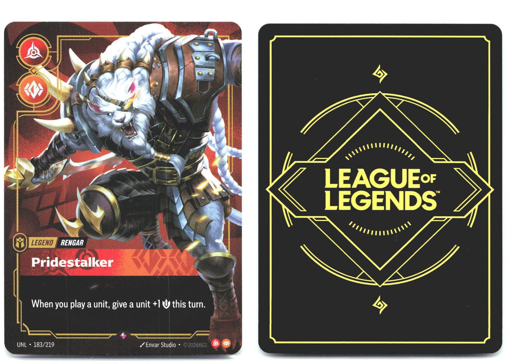 183/219 Rengar - Pridestalker Foil Unleashed