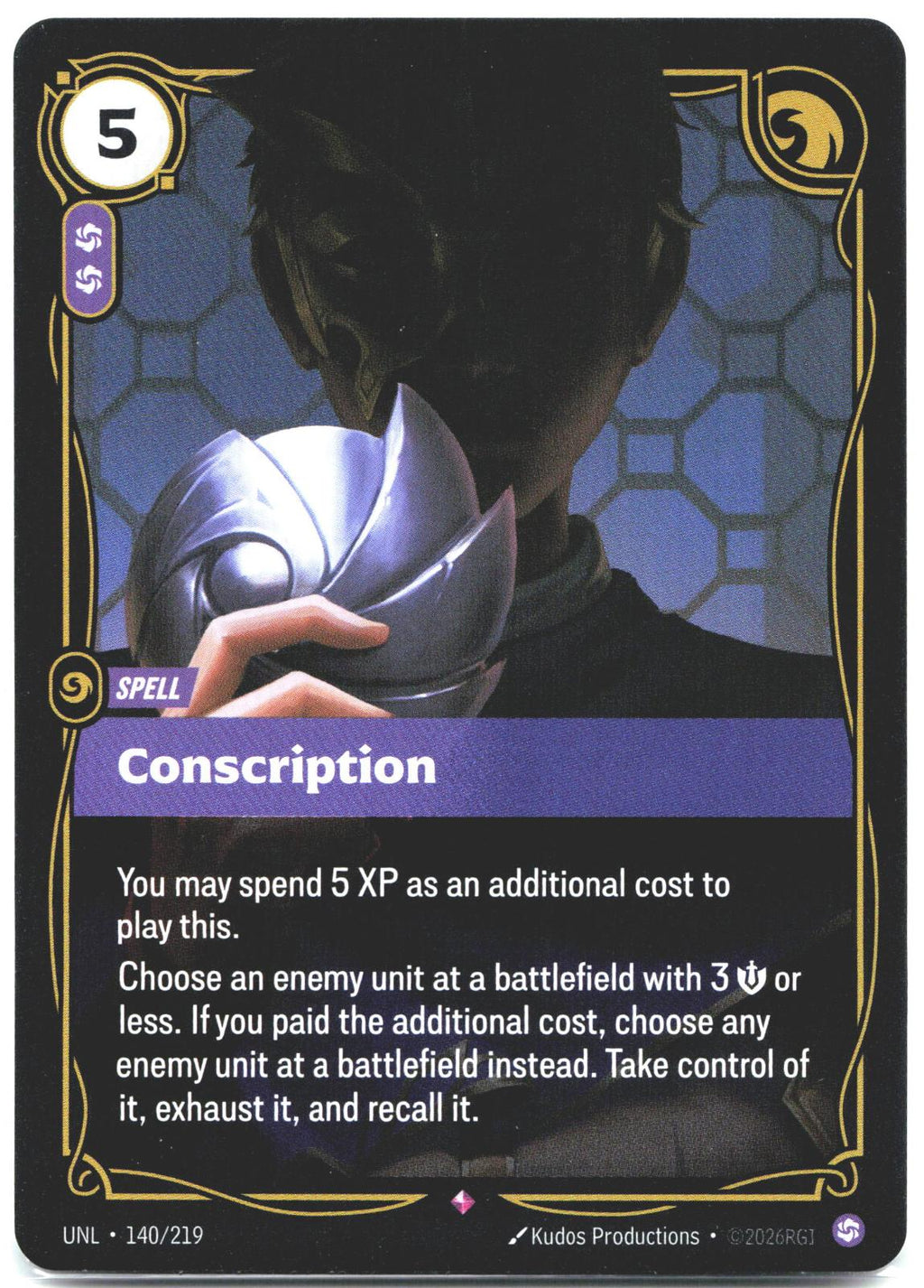 140/219 Conscription Foil Unleashed