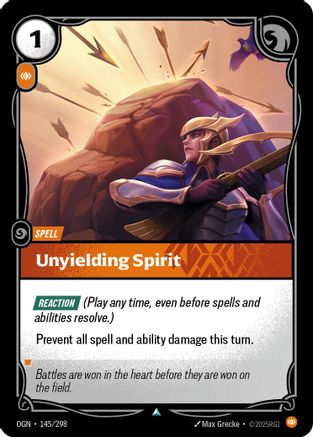 145/298 Unyielding Spirit Origins