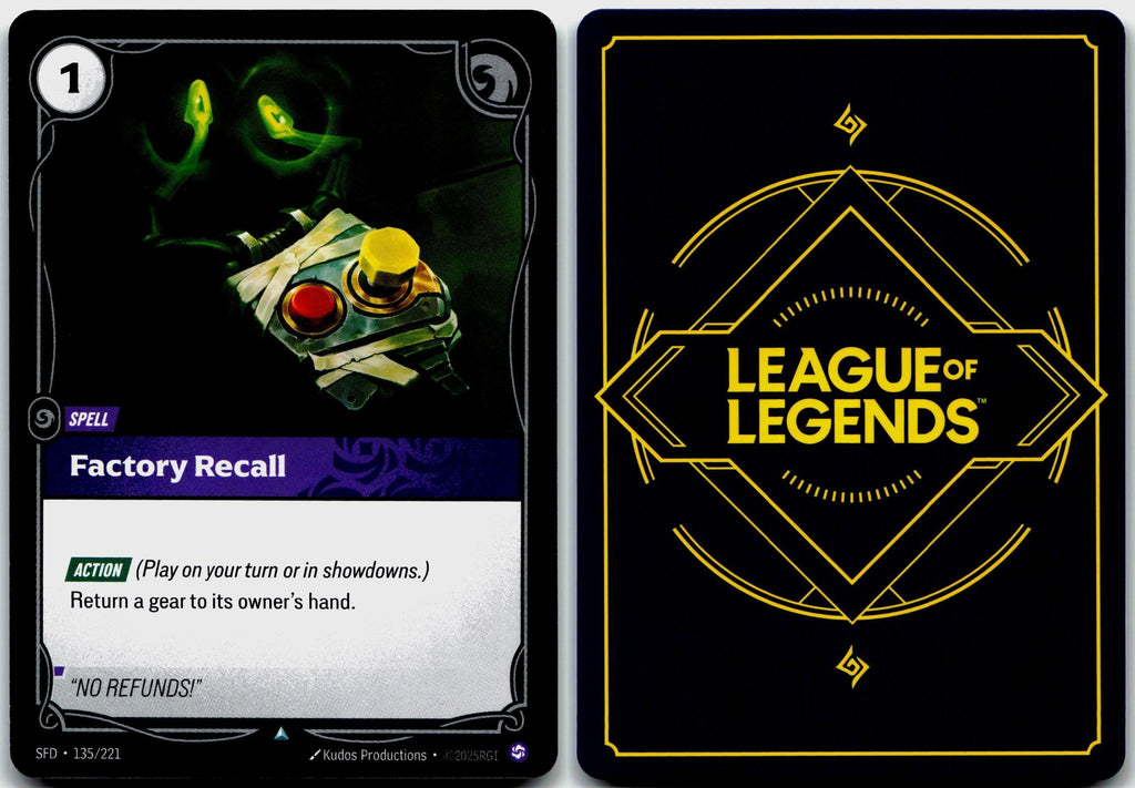 135/221 Factory Recall Spiritforged